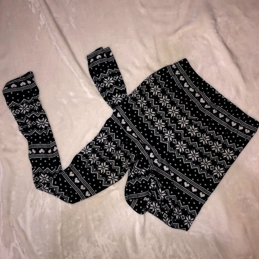 patterned leggings
